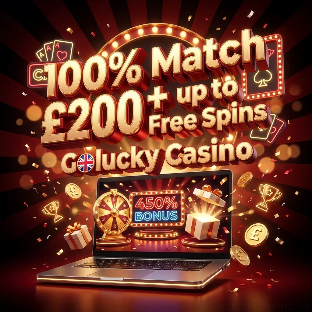 100% Match up to £200+ Free Spins